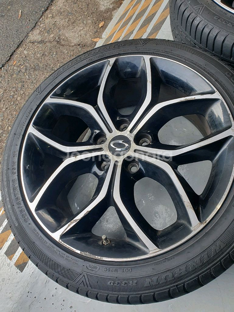 L43 SM5 플레티넘 플라워18인치 휠타이어 225-45-18--2