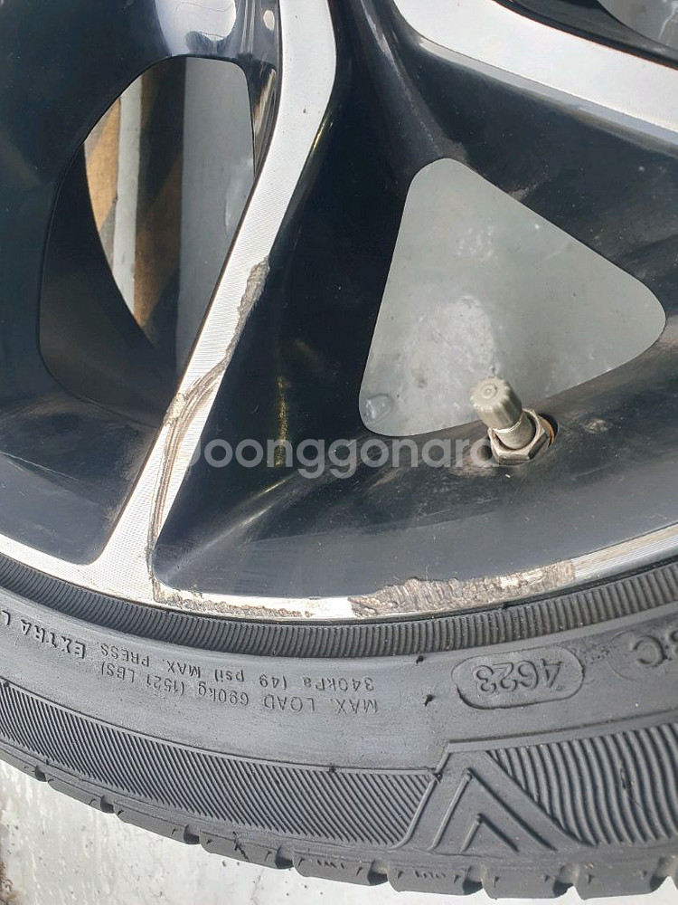 L43 SM5 플레티넘 플라워18인치 휠타이어 225-45-18--3