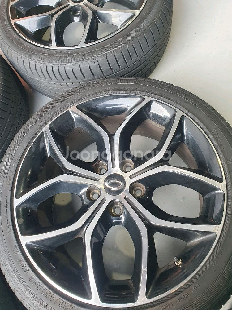 L43 SM5 플레티넘 플라워18인치 휠타이어 225-45-18--5