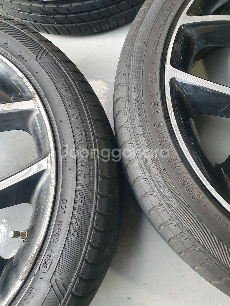 L43 SM5 플레티넘 플라워18인치 휠타이어 225-45-18--7