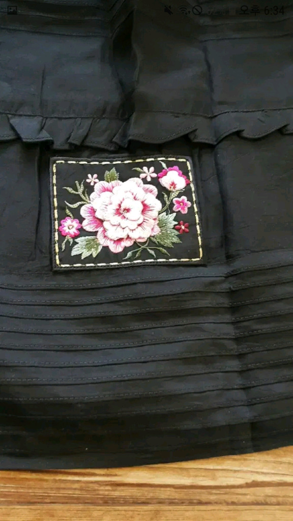 [66] 씨실 생활한복 스커트, 치마--3