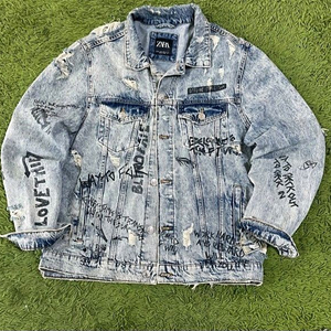 자라 데님 트러커 자켓 105/XL