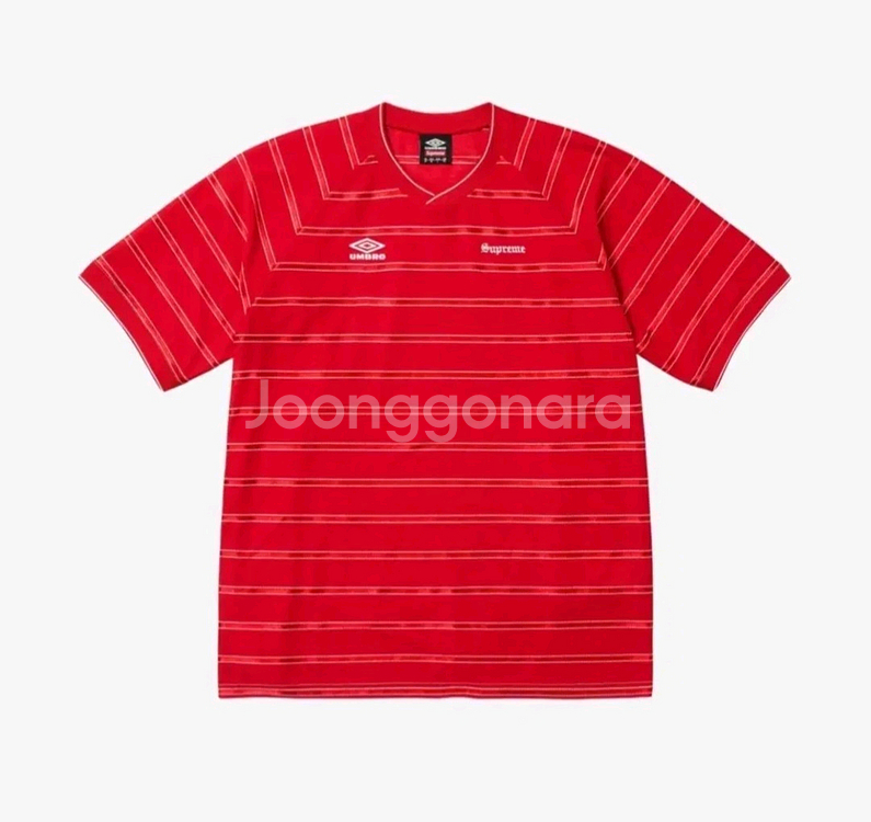 슈프림 엄브로 스트라이프 사커져지--0