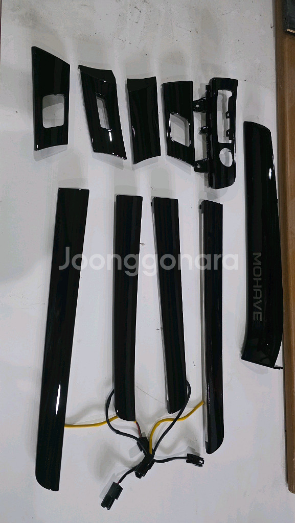 모하비 블랙하이그로시 도어엠비언트몰딩(광량업)세트 팝니다--0