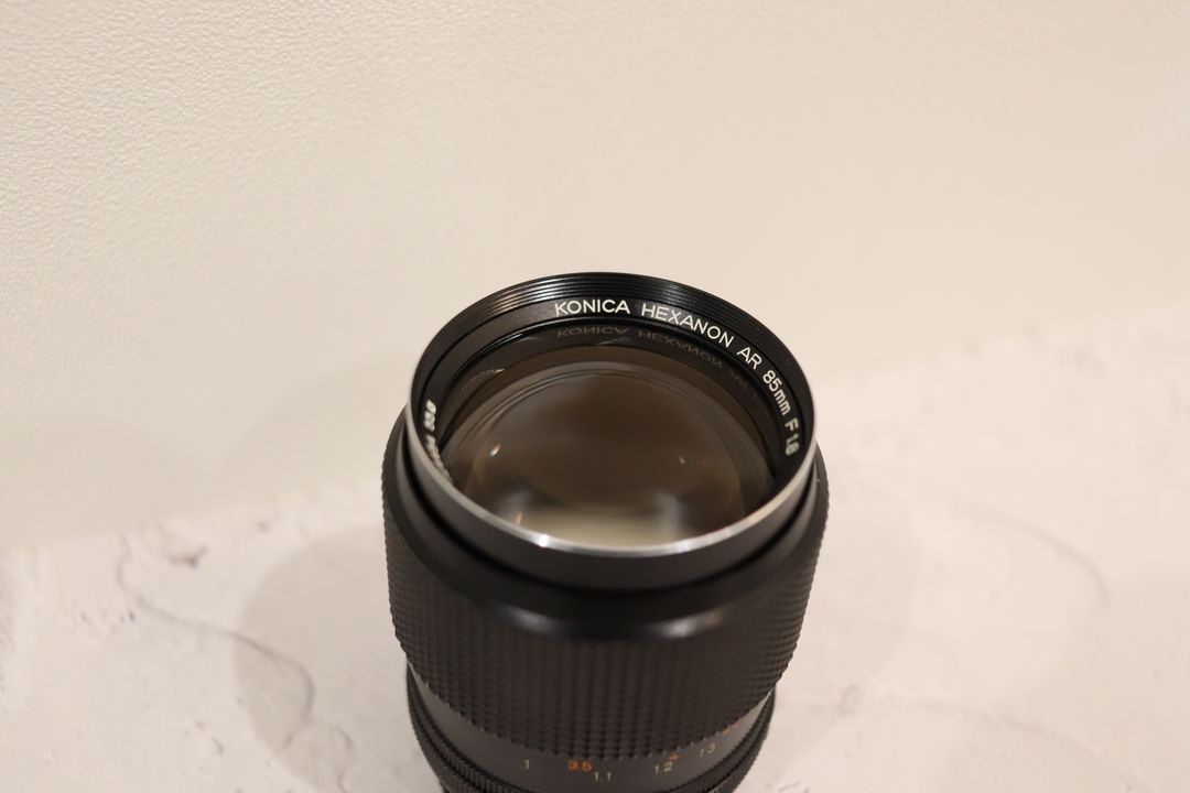 코니카 헥사논 85mm F 1.8 수동렌즈 AR마운트 이미지