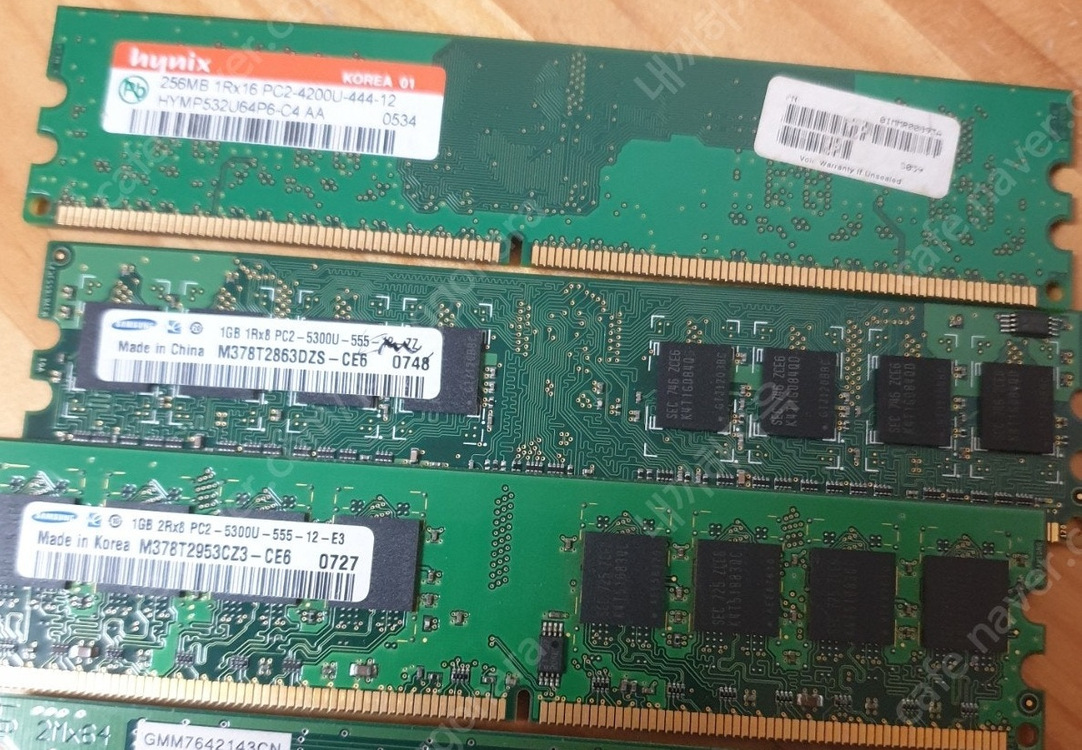 삼성 DDR2 1GB PC메모리 2개&기타 이미지