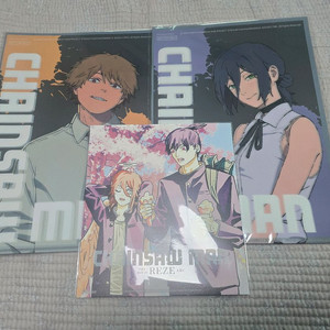 체인소맨 레제 덴지 클리어파일, 천사 아키 일러스트 팝니다.