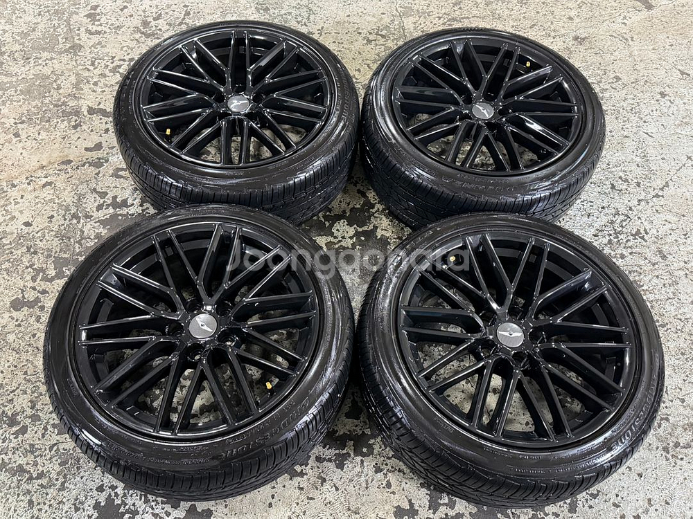 제네시스 G70 순정 18인치 휠타이어 판매--0