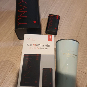 (새상품)카누 틴케이스세트 + 스타벅스텀블러