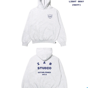 아이앱 25 후드 라이트 그레이 네이비 XL