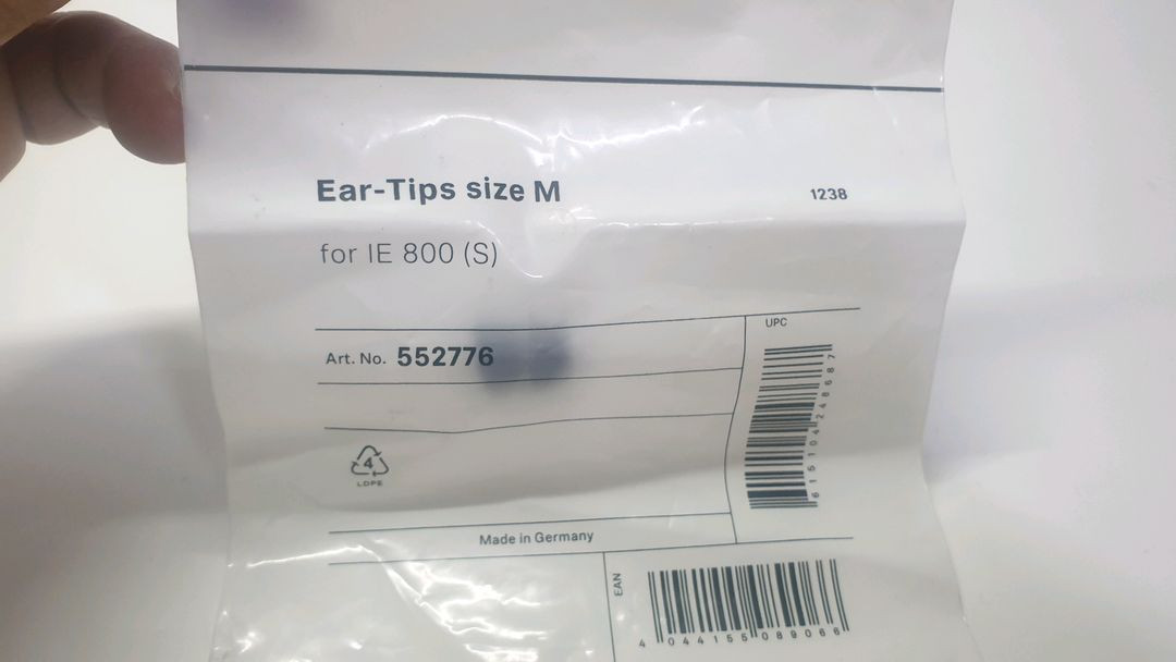 SENNHEISER 젠하이져 IE800용 이어팁 M사이즈 552776--2