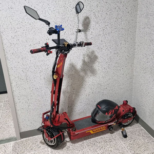 위페드 폴드2 전동킥보드 레드컬러