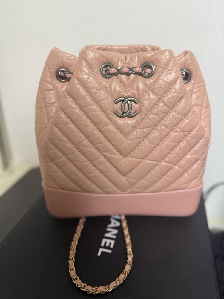 샤넬 가브리엘 백팩 핑크스몰 (제니백팩)29번대 내장칩--1