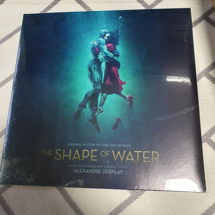 셰이프 오브 워터 한정판 청록색 바이닐 LP 레코드판 이미지