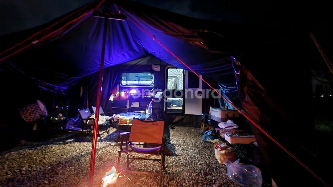 텐트레일러 캠핑 카라반 트레일러--8