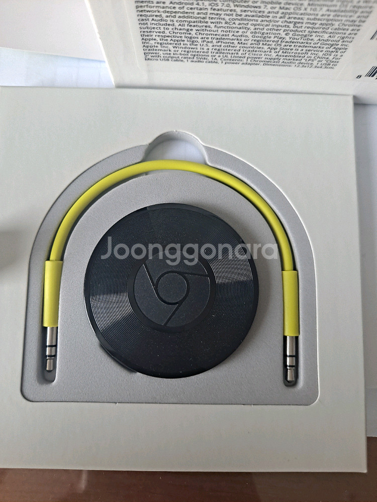 구글 크롬캐스트 오디오--1