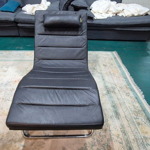 체리쉬 블랙딘 천연가죽 윙체어 소파