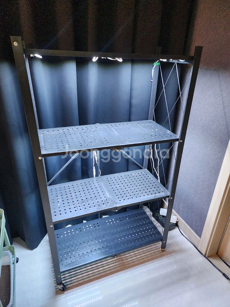 플랜터스 식물등 포함 철제 선반--0