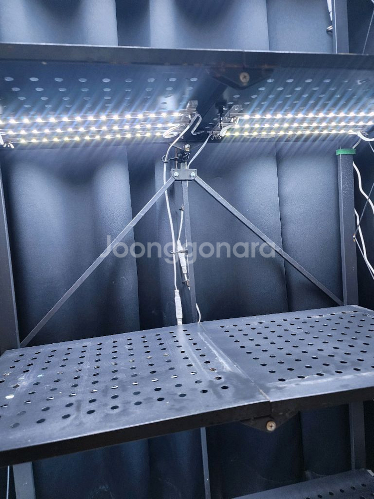 플랜터스 식물등 포함 철제 선반--2