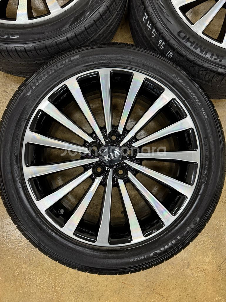 K7 블랙럭셔리 18인치 순정휠타이어 팝니다--1