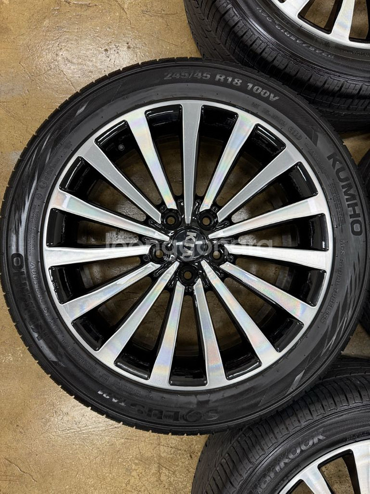 K7 블랙럭셔리 18인치 순정휠타이어 팝니다--2