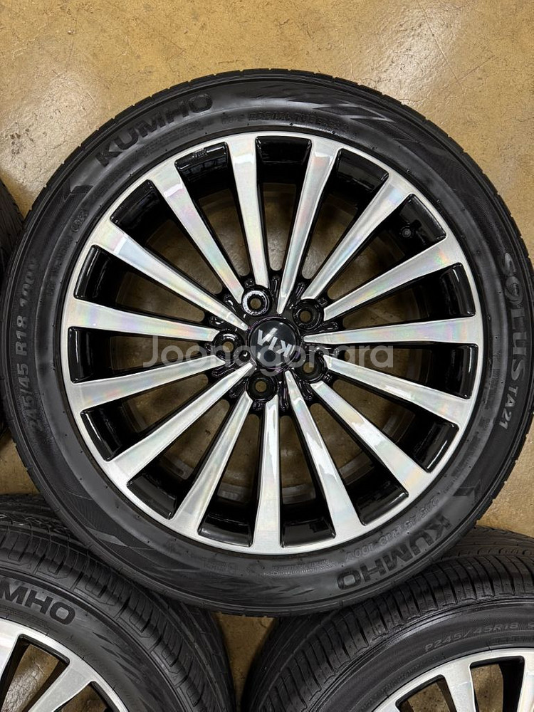 K7 블랙럭셔리 18인치 순정휠타이어 팝니다--3