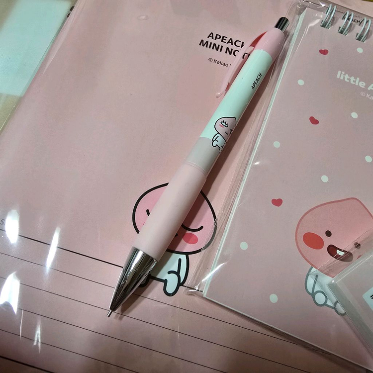 카카오프렌즈 어피치 문구 세트 - New--4