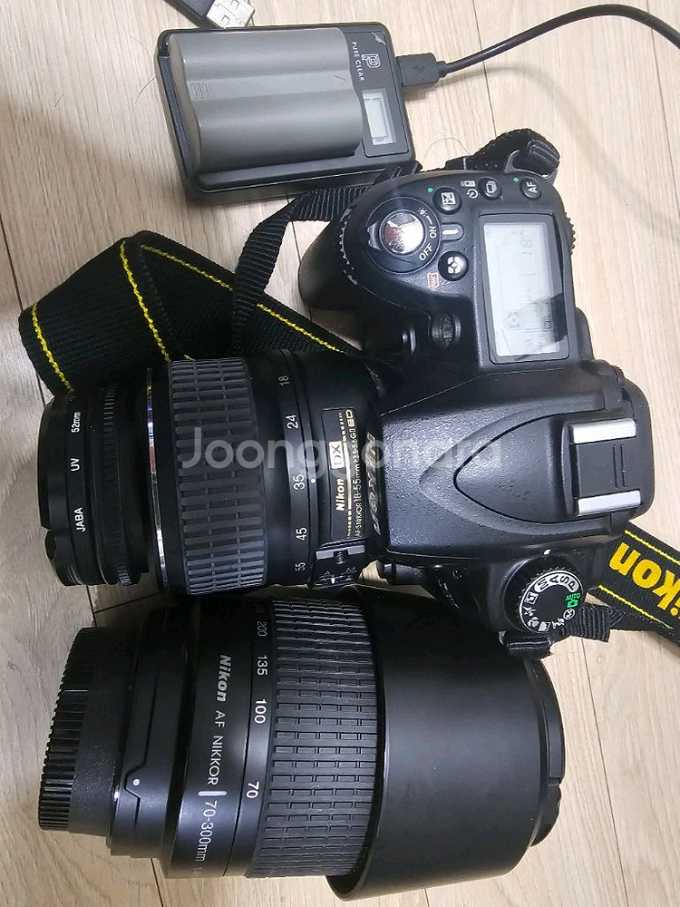 DSLR d90 카메라 + 18-55mm+70-300mm 렌즈 세트--4