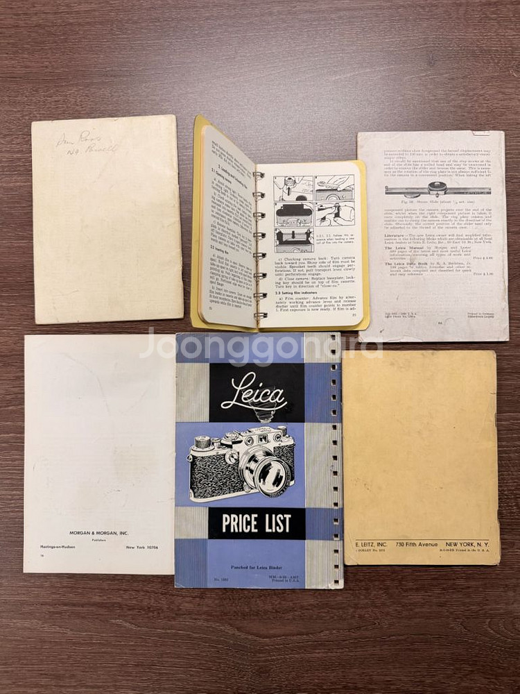 LEICA 라이카 카달로그, 매뉴얼--1