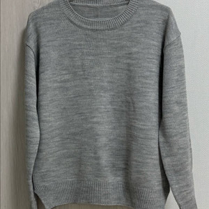 여성 그레이 니트