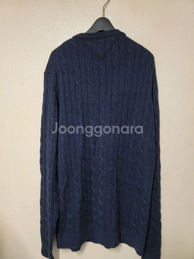 타미힐피거 럭셔리울 케이블 롱니트--4