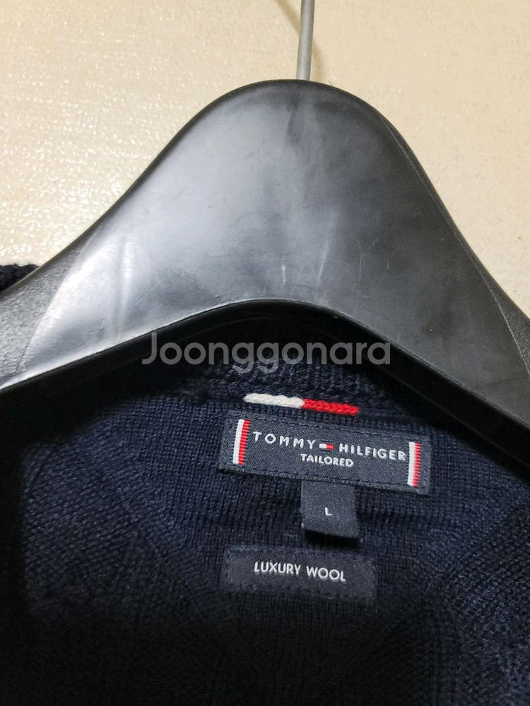 타미힐피거 럭셔리울 케이블 롱니트--5