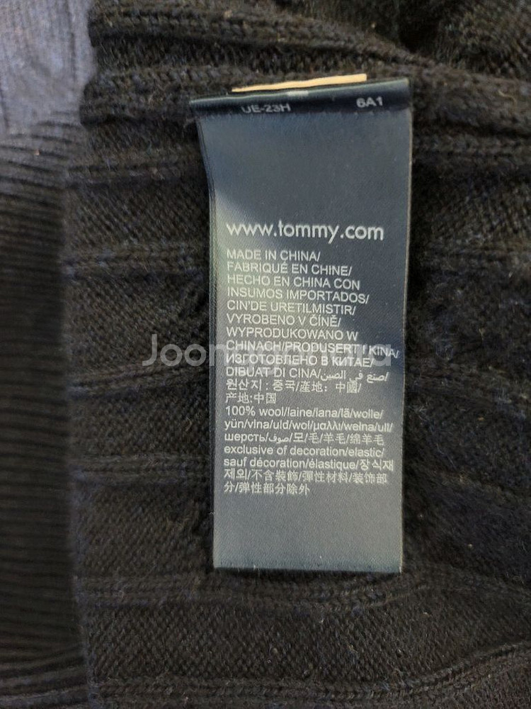 타미힐피거 럭셔리울 케이블 롱니트--7