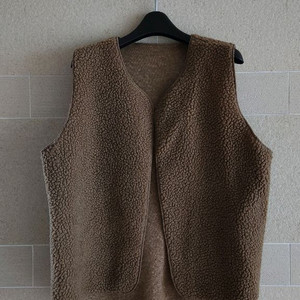 여성 뽀글이 조끼 ㅡ프리