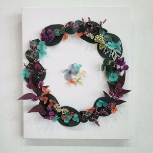 연말할인>새상품] 프리저브드 플라워 캔버스(꽃,생화,장식,액자)6만원대