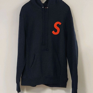 슈프림 S로고 기모 후드티 S (95-100) 20SS 이미지