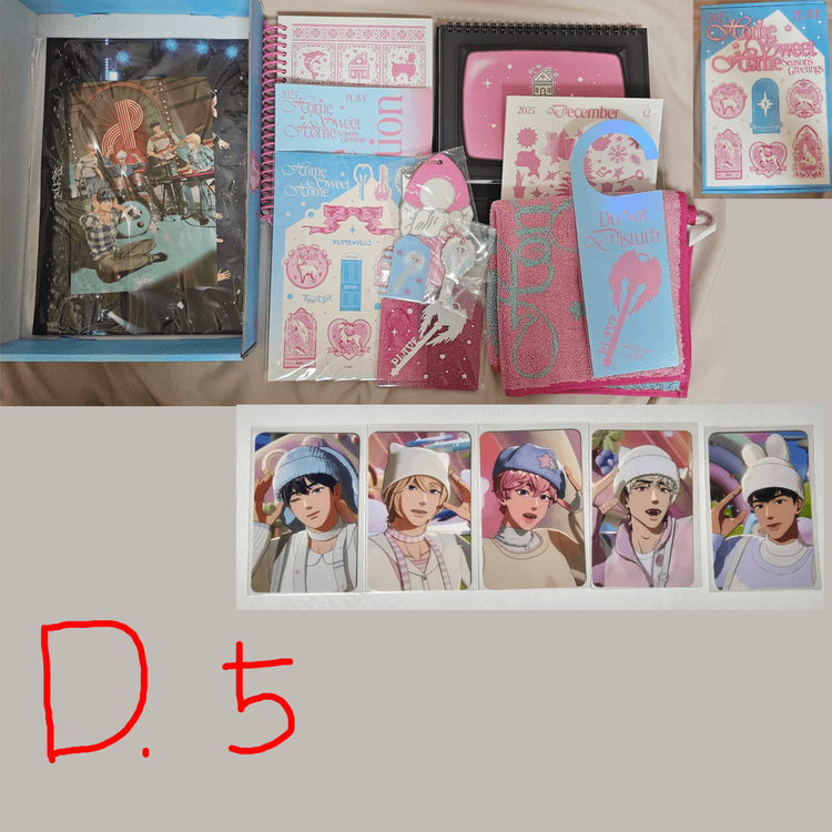 플레이브 굿즈 시즌 그리팅 케타포 미공포 포카 생일 키트 이미지