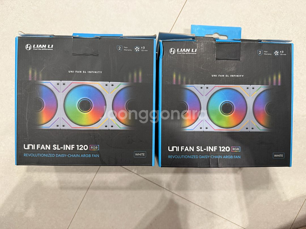 리안리 UNI FAN SL-INF 120 RGB (컨트롤러/3팩, 화이트)--0