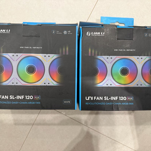 리안리 UNI FAN SL-INF 120 RGB (컨트롤러/3팩, 화이트)