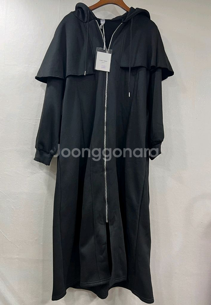 새상품) 케이프 기모 롱원피스--1