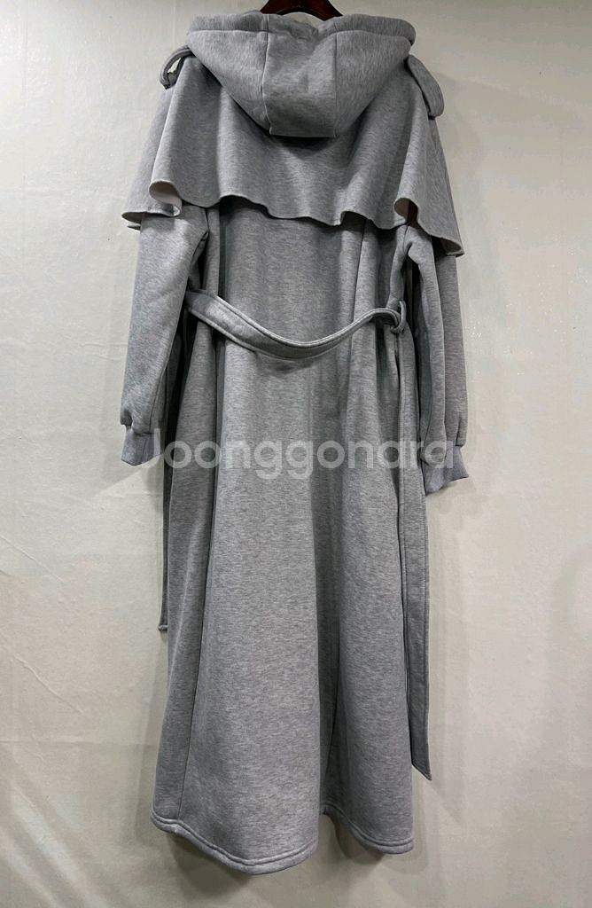 새상품) 케이프 기모 롱원피스--8