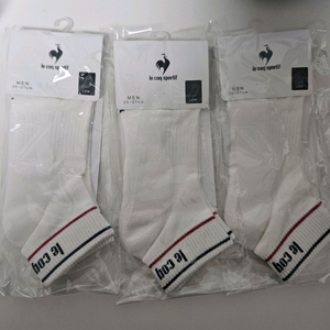 르꼬끄 쿠션 로우 삭스 남성용 3켤레