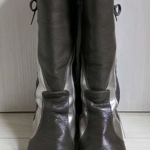 가죽 세미 롱부츠 23ㅇ