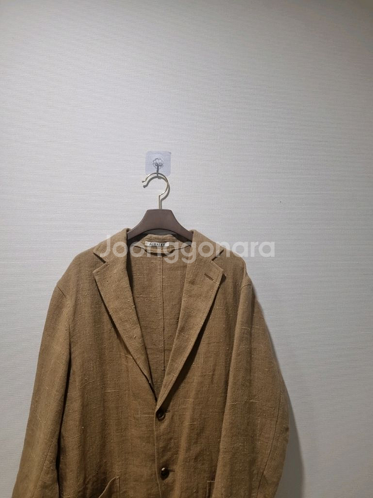 AURALEE오라리 린넨 실블레이저 자켓 국내정품--1
