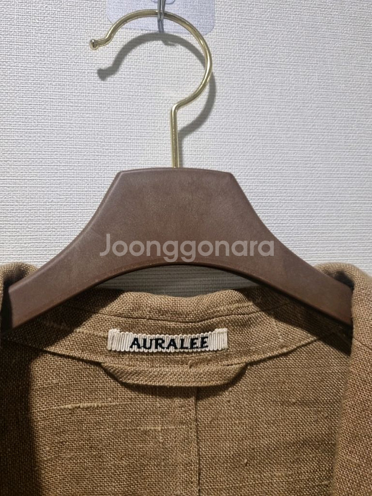 AURALEE오라리 린넨 실블레이저 자켓 국내정품--2