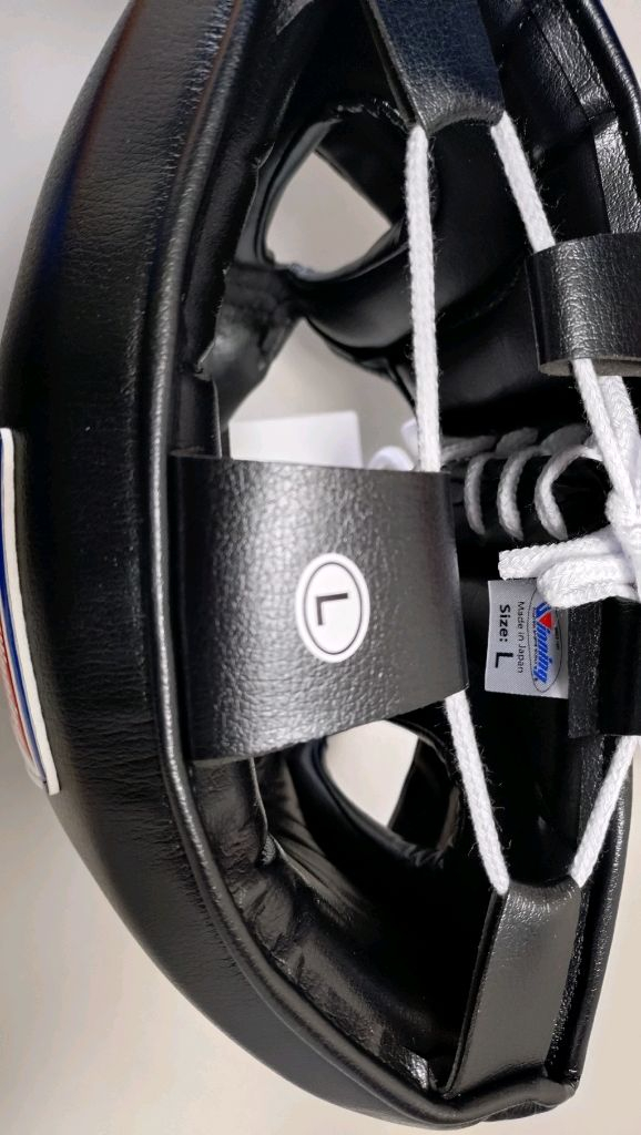 위닝 헤드기어 블랙 L사이즈 타 사이트에서 판매완료--3