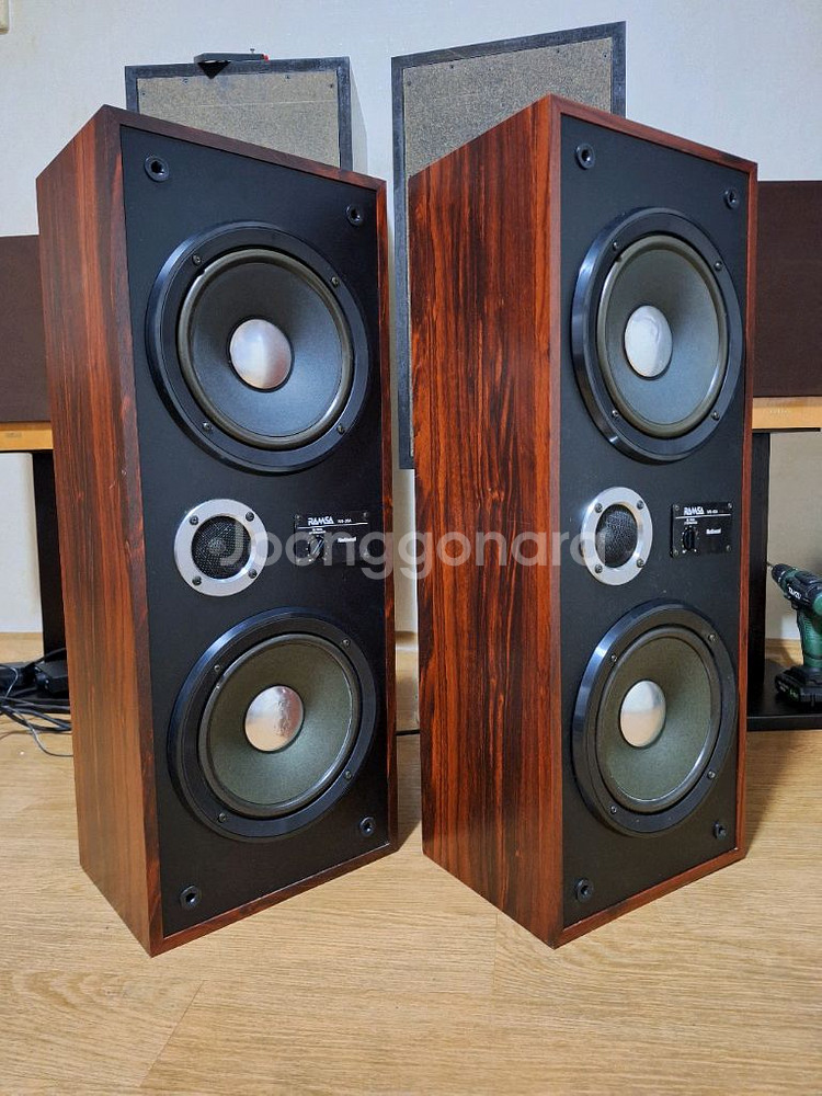 National / RAMSA WS-20A 스피커 1조 /빈티지 레트로 앤틱 인테리어 음향 오디오 카페 매장 가게--1