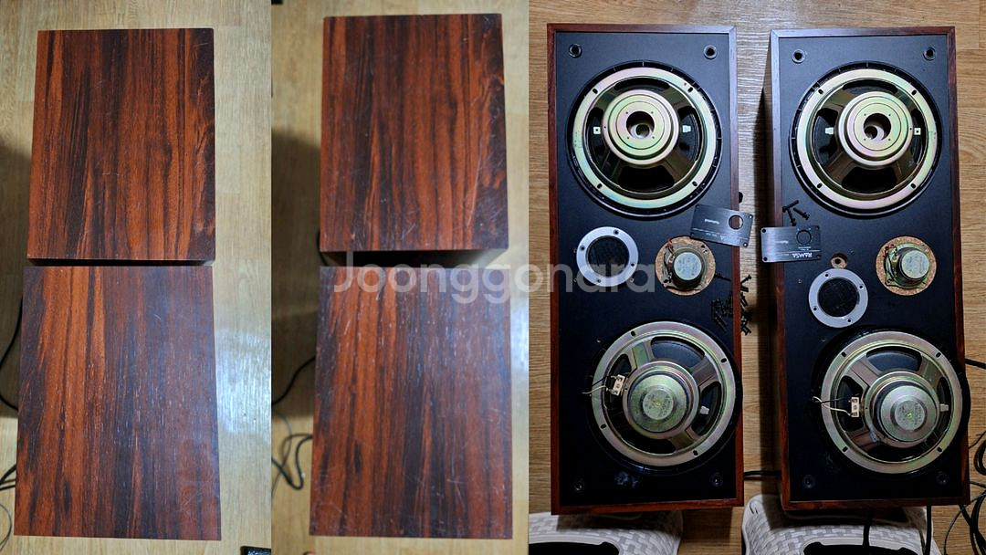 National / RAMSA WS-20A 스피커 1조 /빈티지 레트로 앤틱 인테리어 음향 오디오 카페 매장 가게--7