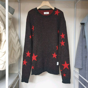 이태리 the editor 디에디터 시그니처 별패턴 알파카혼방 스웨터