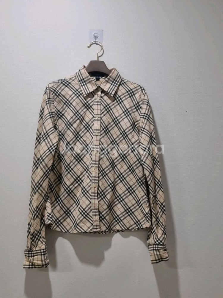 버버리 런던 체크 셔츠 (M)--0
